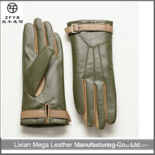 Damen grün Handschuhe grün Leder Handschuhe Hersteller